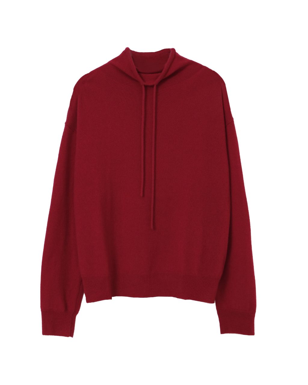 100% Cashmere Hooded Knit Sweater